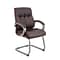 Boss Double Plush Executive Guest Chair - Bomber Brown