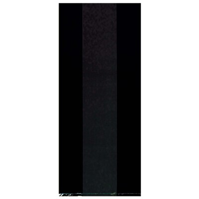 Amscan Cello Party Bags, 11.5H x 5W x 3.25D, Black, 9/Pack, 25 Per Pack (379510.10)