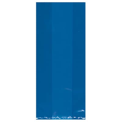 Amscan Cello Party Bags, 11.5H x 5W x 3.25D, Bright Royal Blue, 9/Pack, 25 Per Pack (379510.10