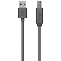 Belkin™ USB 2.0 Type-A to USB 2.0 Type-B Male/Male Data Transfer Cable, 10, Black (F3U154BT3M)