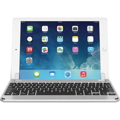 Brydge BRY1011 Aluminum Bluetooth Keyboard Case for 9.7 Apple iPad Air/Air 2/iPad Pro, Silver