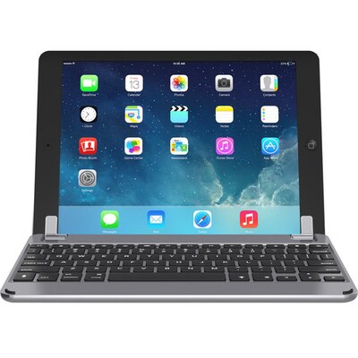 Brydge BRY1012 Aluminum Bluetooth Keyboard Case for 9.7 Apple iPad Air/Air 2/iPad Pro, Space Gray