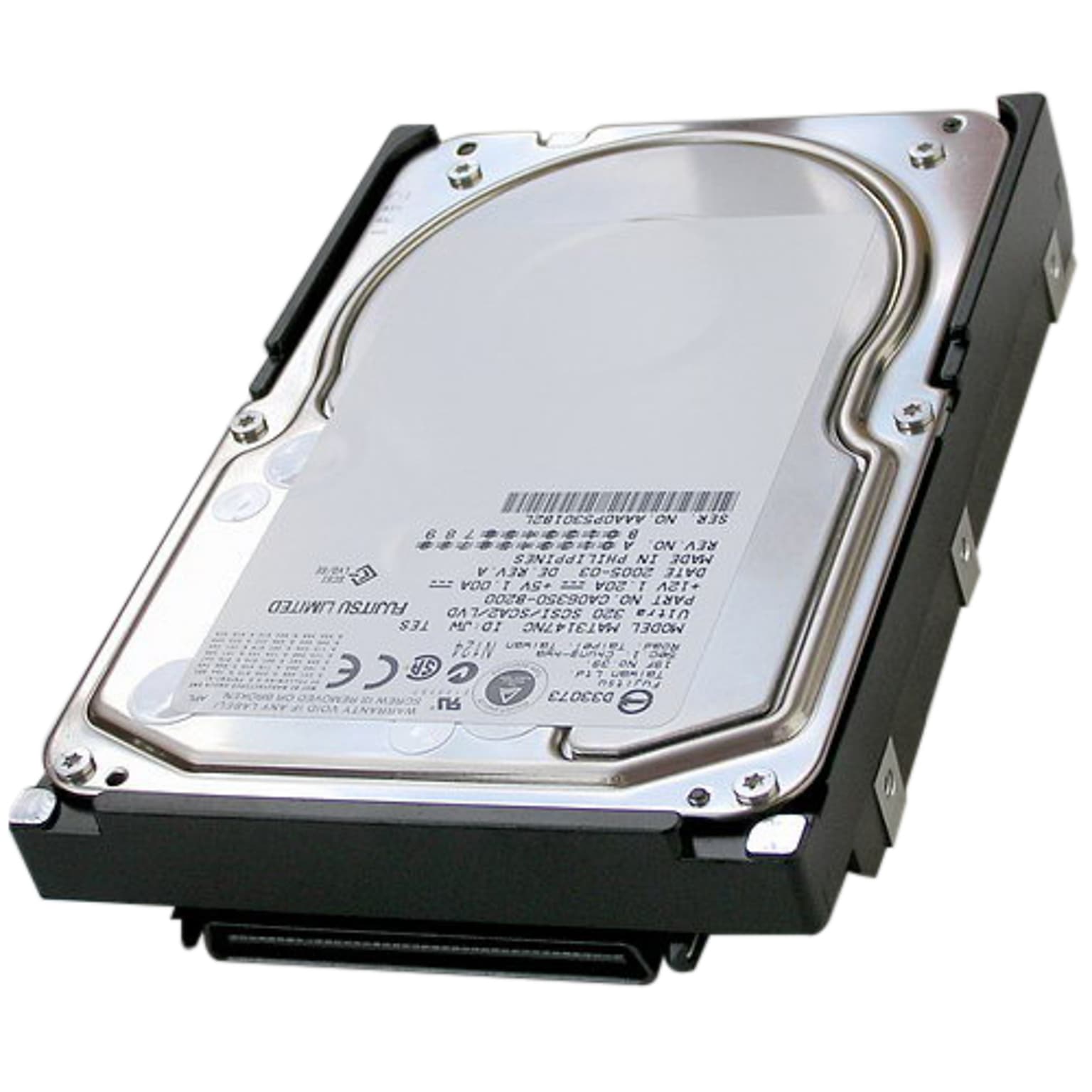 Fujitsu 80 Pin Ultra320 SCSI 3.5 Internal Hard Drive, 147GB (MAT3147NC)