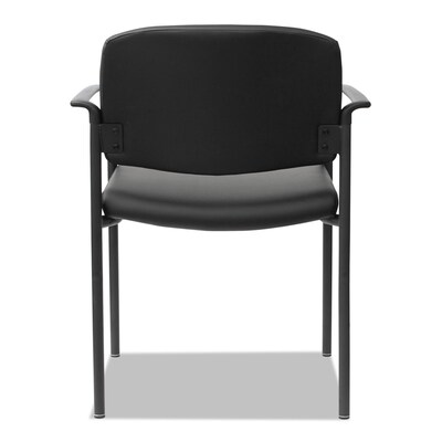 Alera® Sorrento Series Fixed Arm Faux Leather Computer and Desk Chair, Black, 2/Carton (ALEUT6816)
