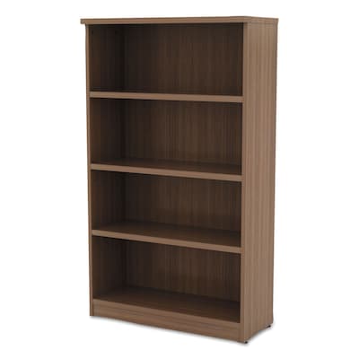 Alera Valencia Series Bookcase, 5-Shelf, 31.75" W, Modern Walnut (ALEVA636632WA)