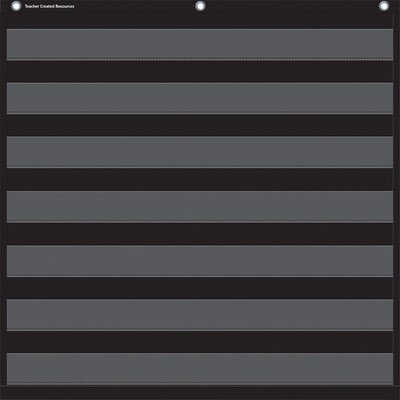 Teacher Created Resources, Black 7 Pocket Chart (TCR20740)