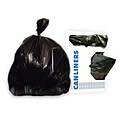 Heritage, Trash Bags, 50-60 Gallon, 46x50, Reprocessed Resin, 1.35 Mil, Black, 100 CT