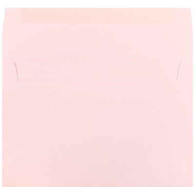 JAM Paper A8 Invitation Envelopes, 5.5 x 8.125, Baby Pink, 25/Pack (155629)