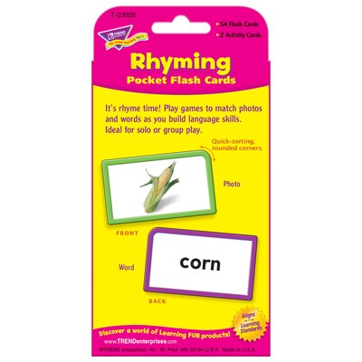 Rhyming Pocket Flash Cards
