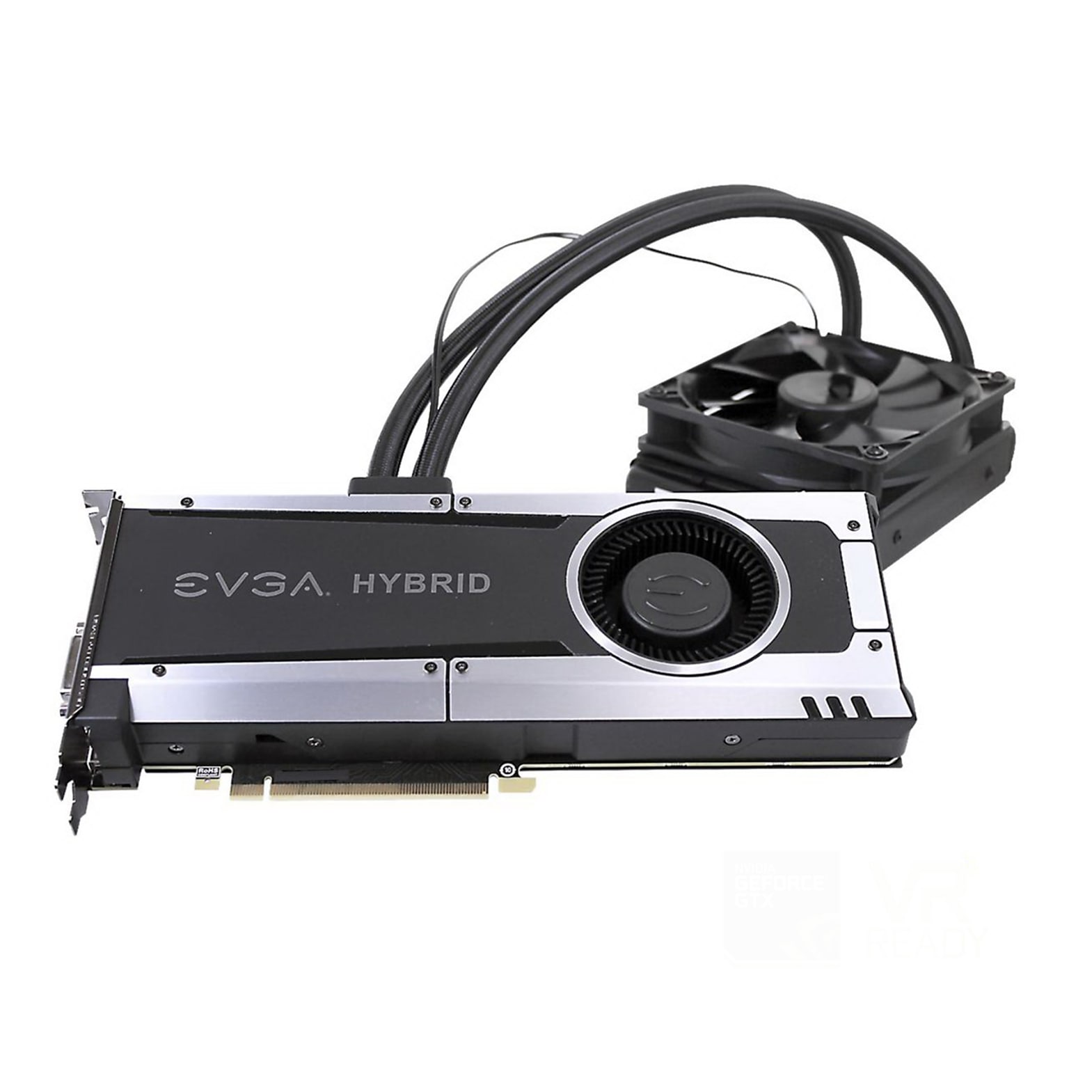 EVGA® NVIDIA GeForce® GTX™ 1070 Hybrid GDDR5 PCI-E 3.0 16x Gaming Graphic Card, 8GB, Black (08G-P4-6178-KR)