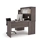 Dayton by Bestar® 62"W L-Shaped desk in Bark Gray (88420-47)