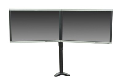 Regency Black Metal Double Screen Articulating Monitor Mount (CA2)