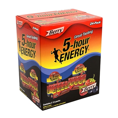 5 Hour Energy Berry, 1.93 oz, 2 12-Packs