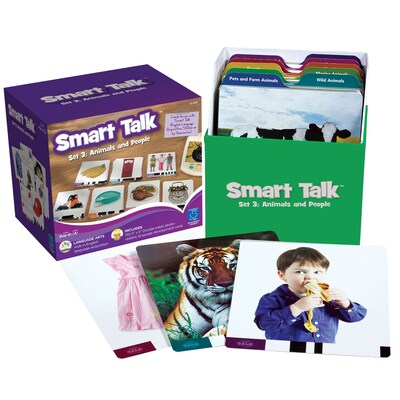 Educational Insights® Smart Talk™ Language Development Cards Set 3, Animals and People
