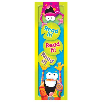 Trend Frogtastic! Bookmarks: Read it! Read it! Read it!, 36/Pack (T-12060)