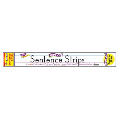 Trend® Reusable Sentence Strips, Wipe-Off