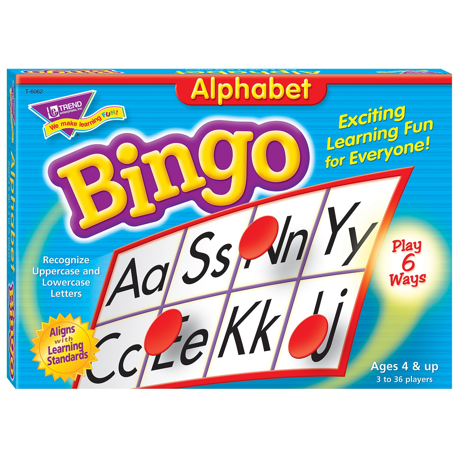 Trend® Bingo Games, Alphabet