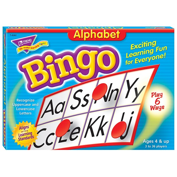Trend® Bingo Games, Alphabet