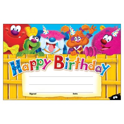 Trend Happy Birthday Furry Friends Recognition Awards, 30 CT (T-81042)