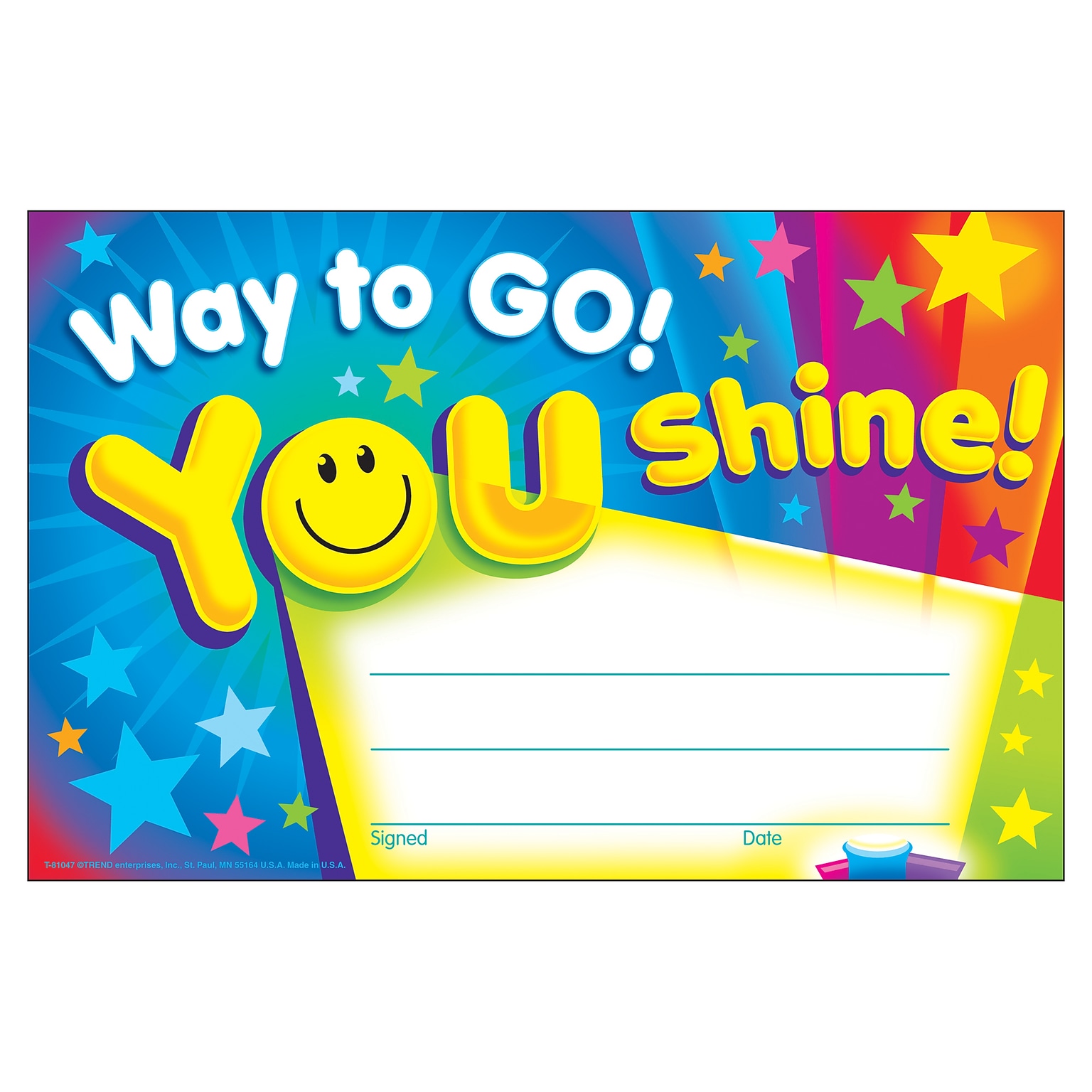 Trend Way to Go! You Shine! Recognition Awards, 30 CT (T-81047)