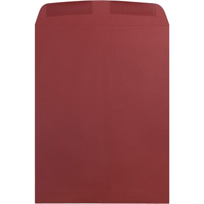 JAM Paper 9 x 12 Open End Catalog Envelopes, Dark Red, 100/Pack (31287532)