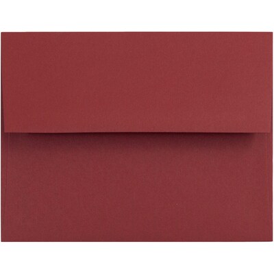 JAM Paper® A2 Invitation Envelopes, 4.375 x 5.75, Dark Red, Bulk 1000/Carton (31511305B)