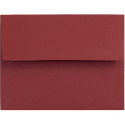 JAM Paper® A2 Invitation Envelopes, 4.375 x 5.75, Dark Red, Bulk 1000/Carton (31511305B)