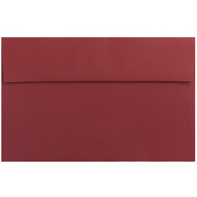 JAM Paper® A10 Invitation Envelopes, 6 x 9.5, Dark Red, 25/Pack (157468)