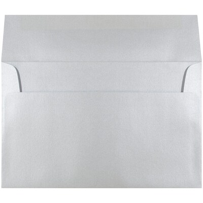 JAM Paper A10 Metallic Invitation Envelopes, 6 x 9.5, Stardream Silver, 25/Pack (SD5390 06)
