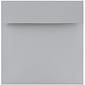 JAM Paper 6 x 6 Square Metallic Invitation Envelopes, Stardream Silver, 25/Pack (V018307)
