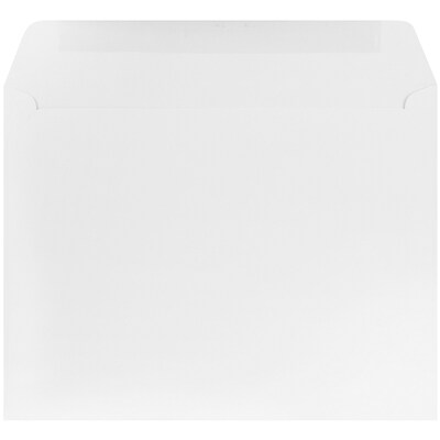 JAM Paper 10 x 13 Booklet Strathmore Envelopes, Bright White Wove, 25/Pack (900855504)