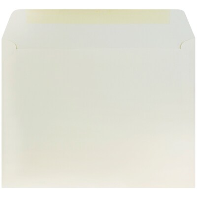 JAM Paper 10 x 13 Booklet Strathmore Envelopes, Natural White Wove, 50/Pack (900797158I)