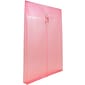 JAM Paper® Plastic Envelopes with Button and String Tie Closure, Legal Open End, 9.75 x 14.5, Pink, 12/Pack (119B1PI)