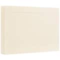 JAM Paper® Blank Flat Note Cards, A2 Size, 4 1/4 x 5.5, Ivory Panel, 50/Pack (175981i)