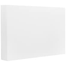 JAM Paper® Blank Note Cards, A2 size, 4.5 x 5.5, White, 50/pack (175972i)