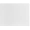 JAM Paper® Blank Note Cards, A2 size, 4.5 x 5.5, White Panel, 50/pack (175976i)