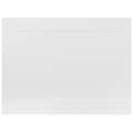 JAM Paper® Blank Note Cards, A6 size, 4 5/8 x 6 1/4, White Panel, 50/pack (1751001i)