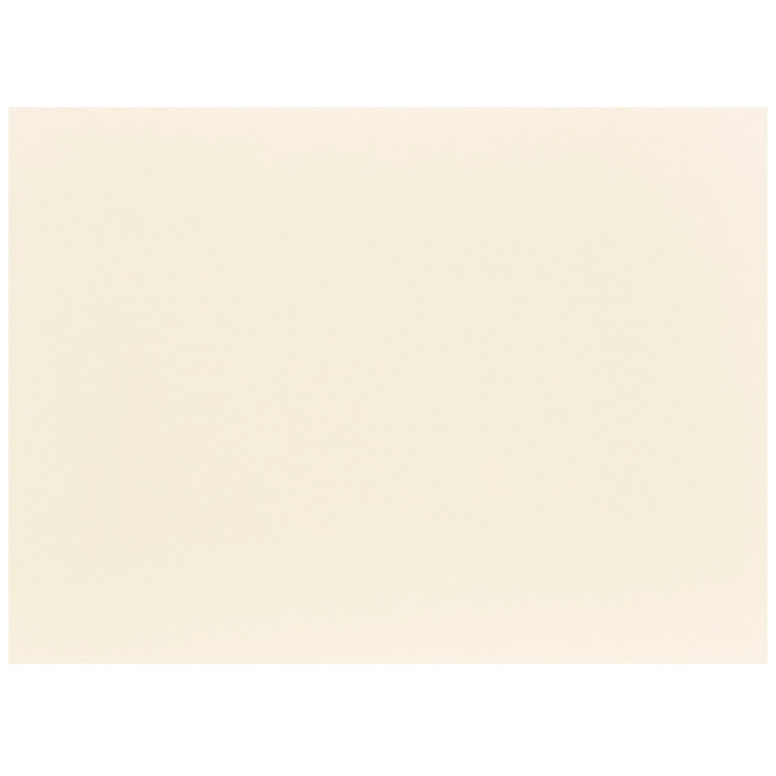 JAM Paper® Blank Note Cards, A7 size, 5 1/8 x 7, Ivory, 50/pack (1751005i)