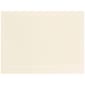 JAM Paper® Blank Note Cards, A7 size, 5 1/8 x 7, Ivory Panel, 50/pack (98040i)