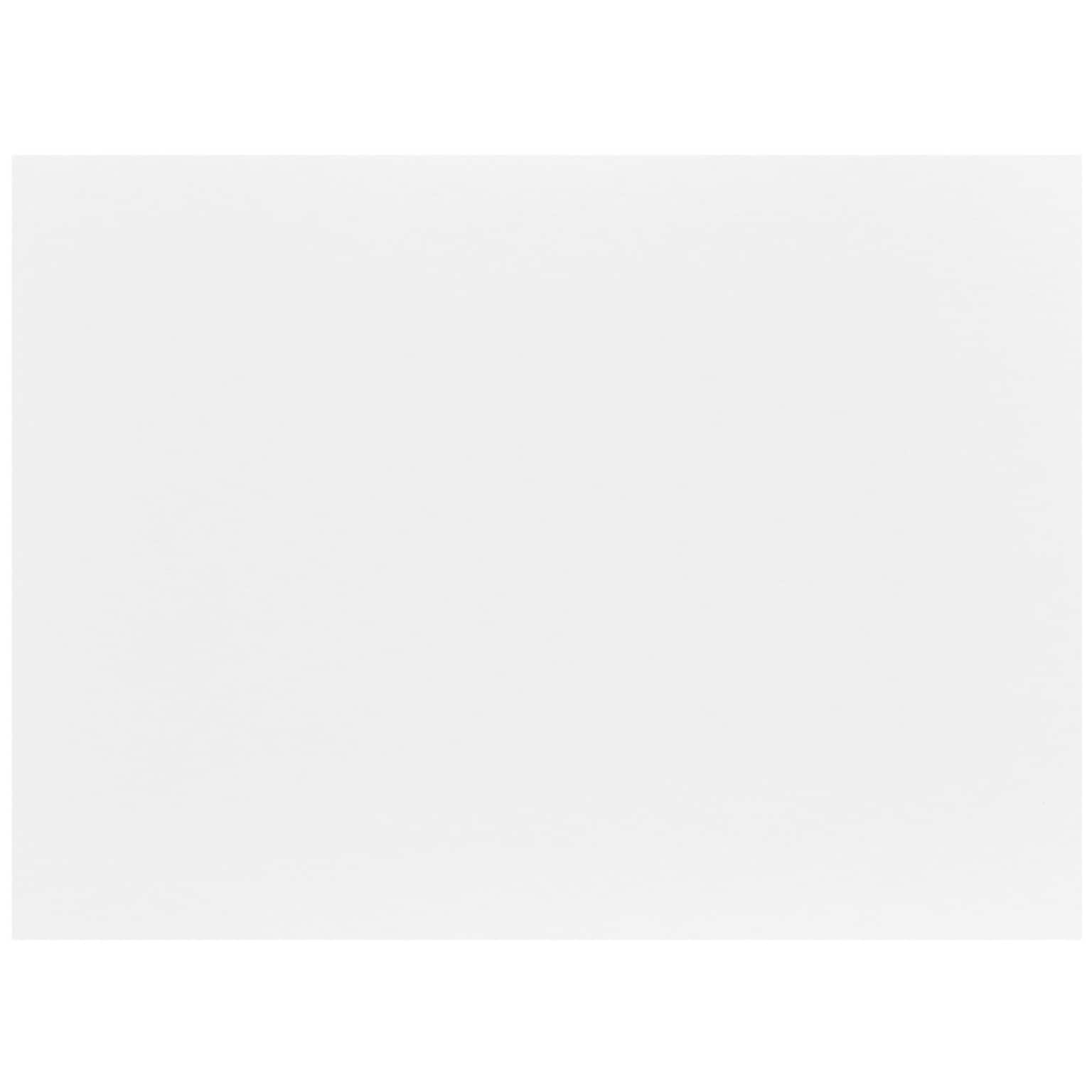 JAM Paper® Blank Note Cards, A7 size, 5 1/8 x 7, White, 50/pack (1751006i)