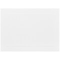 JAM Paper® Blank Note Cards, A7 size, 5 1/8 x 7, White Panel, 50/pack (1751009i)