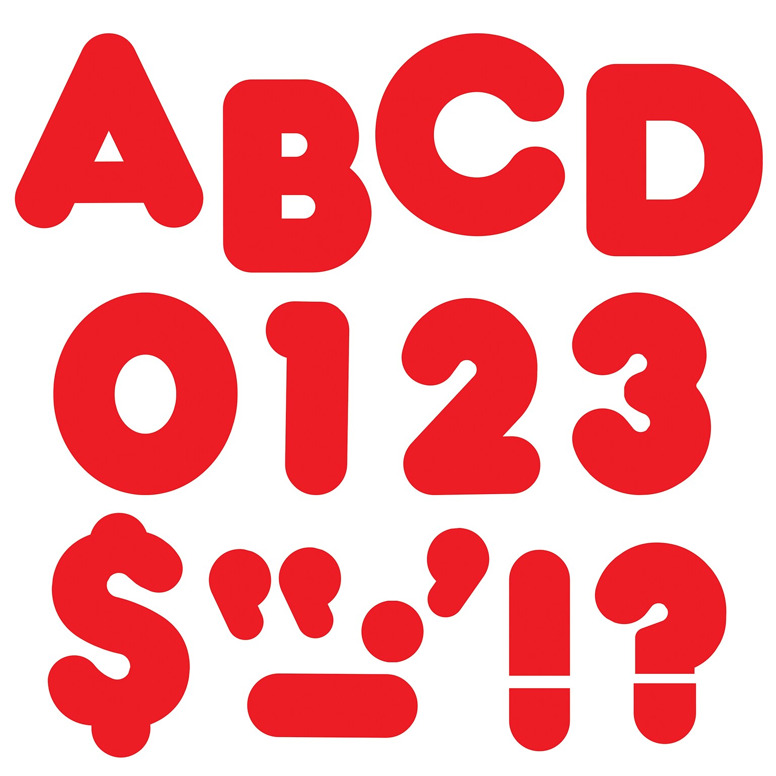 Trend® 2 Ready Letters®, Casual Red
