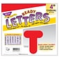 Trend Enterprises® Casual Ready Letter, 4", Red