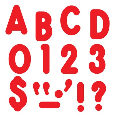 Trend® 7 Ready Letters®, Red