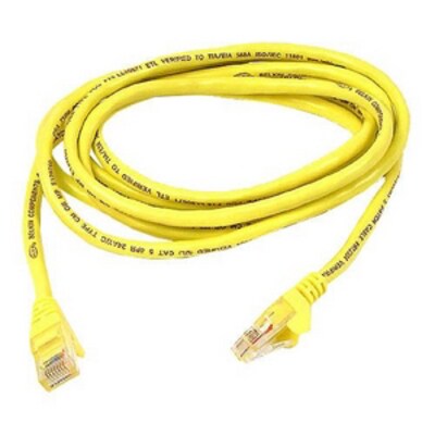 Belkin™ 7 Category 6 Certified Patch Cable, Yellow