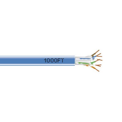 Black Box GigaTrue EYN870A-PB 1000' Bare Wire Cat6 Bulk Cable, Blue