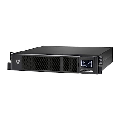 V7® 8 Outlets 720 J 1500 VA/1350 W Rack Mount UPS, 10 (UPS1RM2U1500-1N)