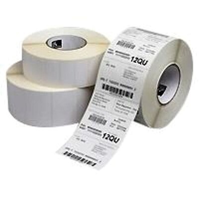 Zebra® 4 x 3 Thermal Label, White, 12/Pack