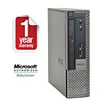 Dell 9010-U Refurbished Small Form Factor Desktop Computer Core I5-3570S 3.1Ghz, 4G, 320, DVD-RW, W10P64