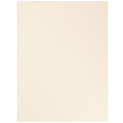 JAM Paper 2-Pocket Textured Linen Business Folders, Ivory, 25/Pack (386LIVA)